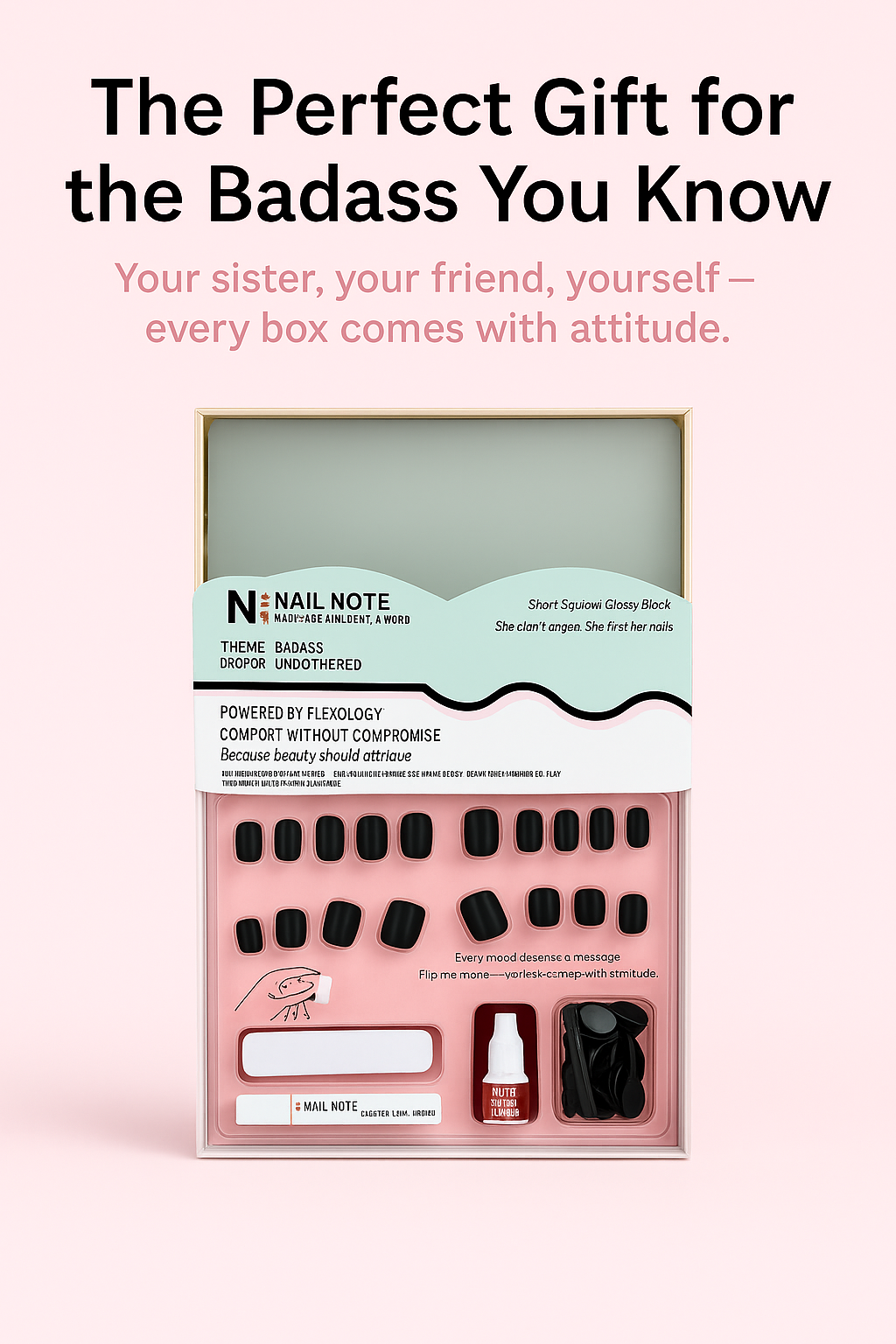 Short Glossy Red Square Press on Nails | Fingers and Toes by The Nail Note | Press on Nails that don't hurt